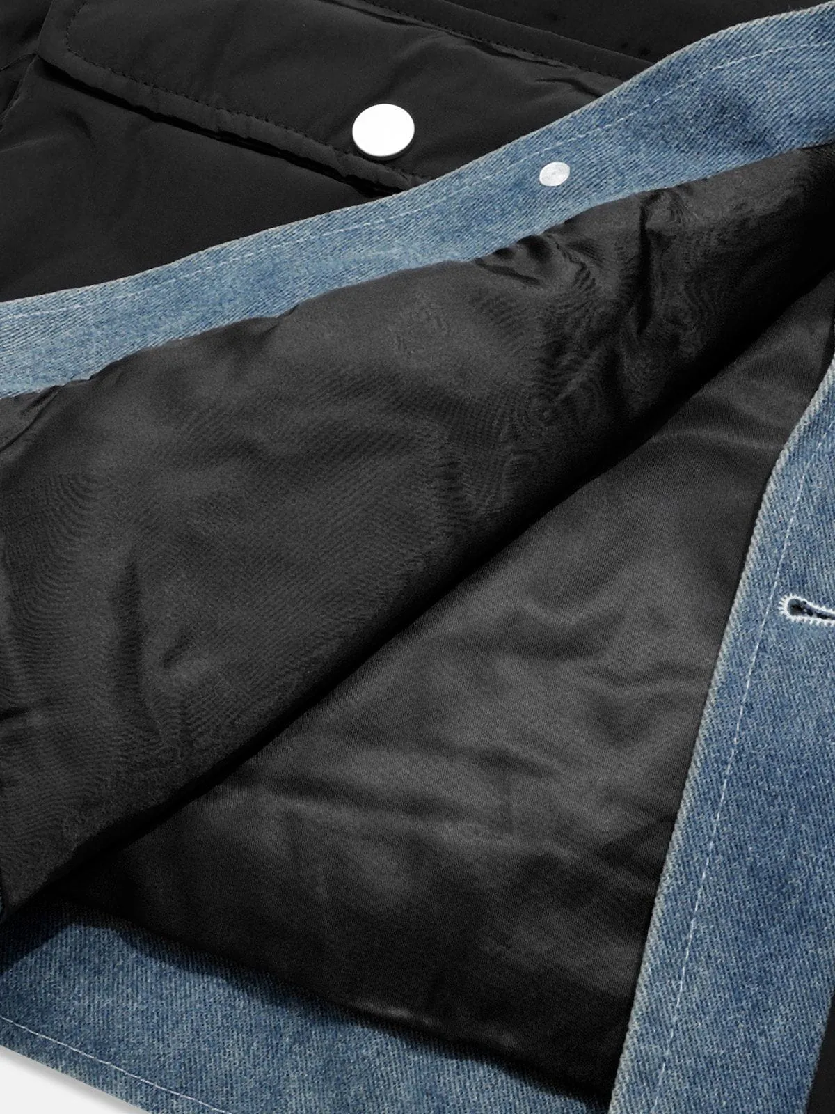 Aelfric Eden Denim Patchwork Coat