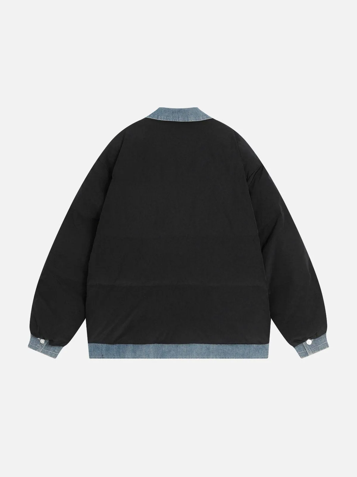 Aelfric Eden Denim Patchwork Coat