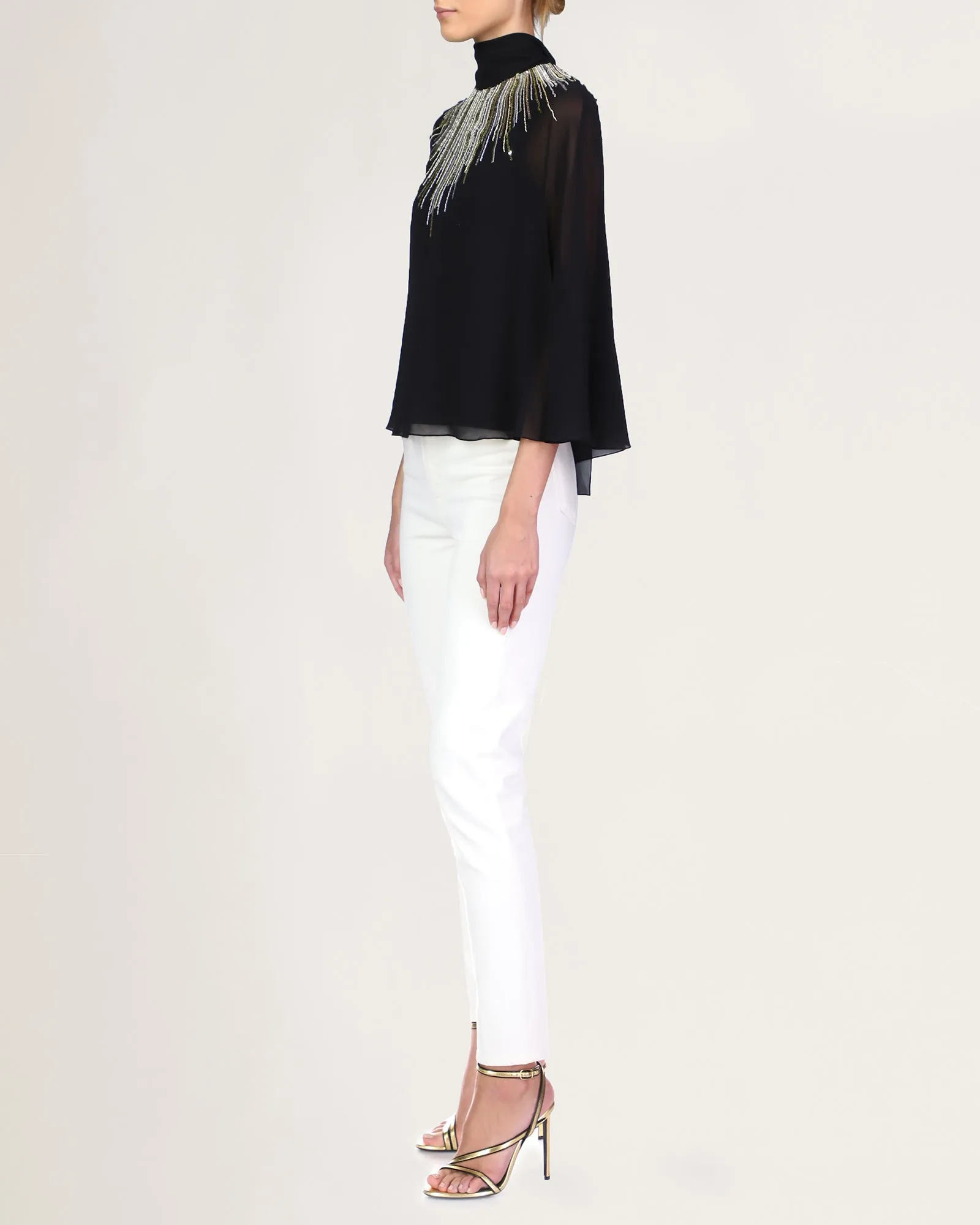 Aidan Caped Blouse