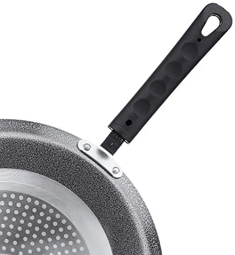 Amazon Brand - Solimo - NON STICK TAWA (29 CM, HAMMERTONE FINISH, 3 COAT, 2.9 MM THICKNESS, Black