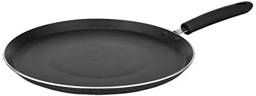 Amazon Brand - Solimo - NON STICK TAWA (29 CM, HAMMERTONE FINISH, 3 COAT, 2.9 MM THICKNESS, Black