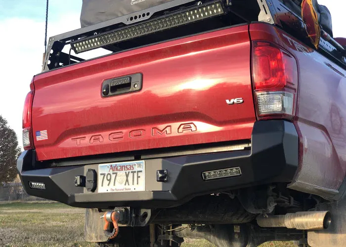 Backwoods Adventure Mods Hi-Lite Overland Rear Bumper Tacoma 16 
