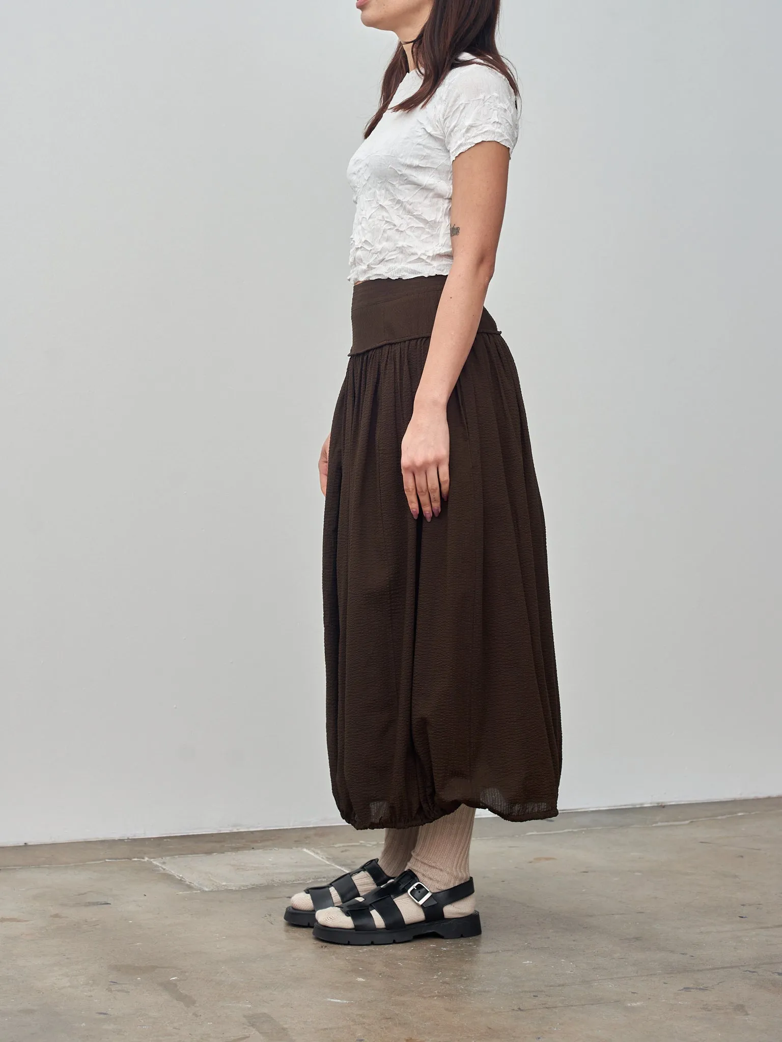 Balloon Skirt - Chocolate