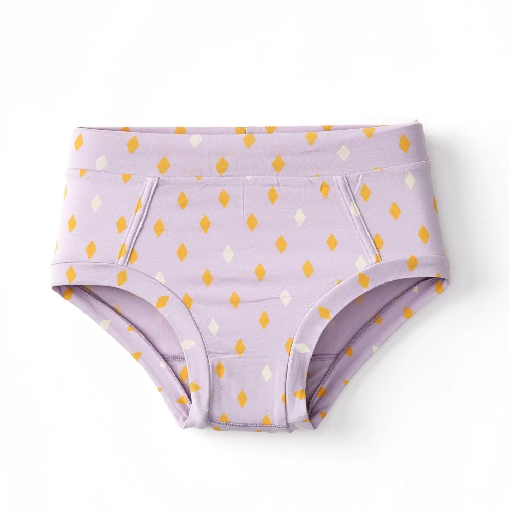 Bamboo & Organic Cotton Womens Underwear Brief - Little Diamond