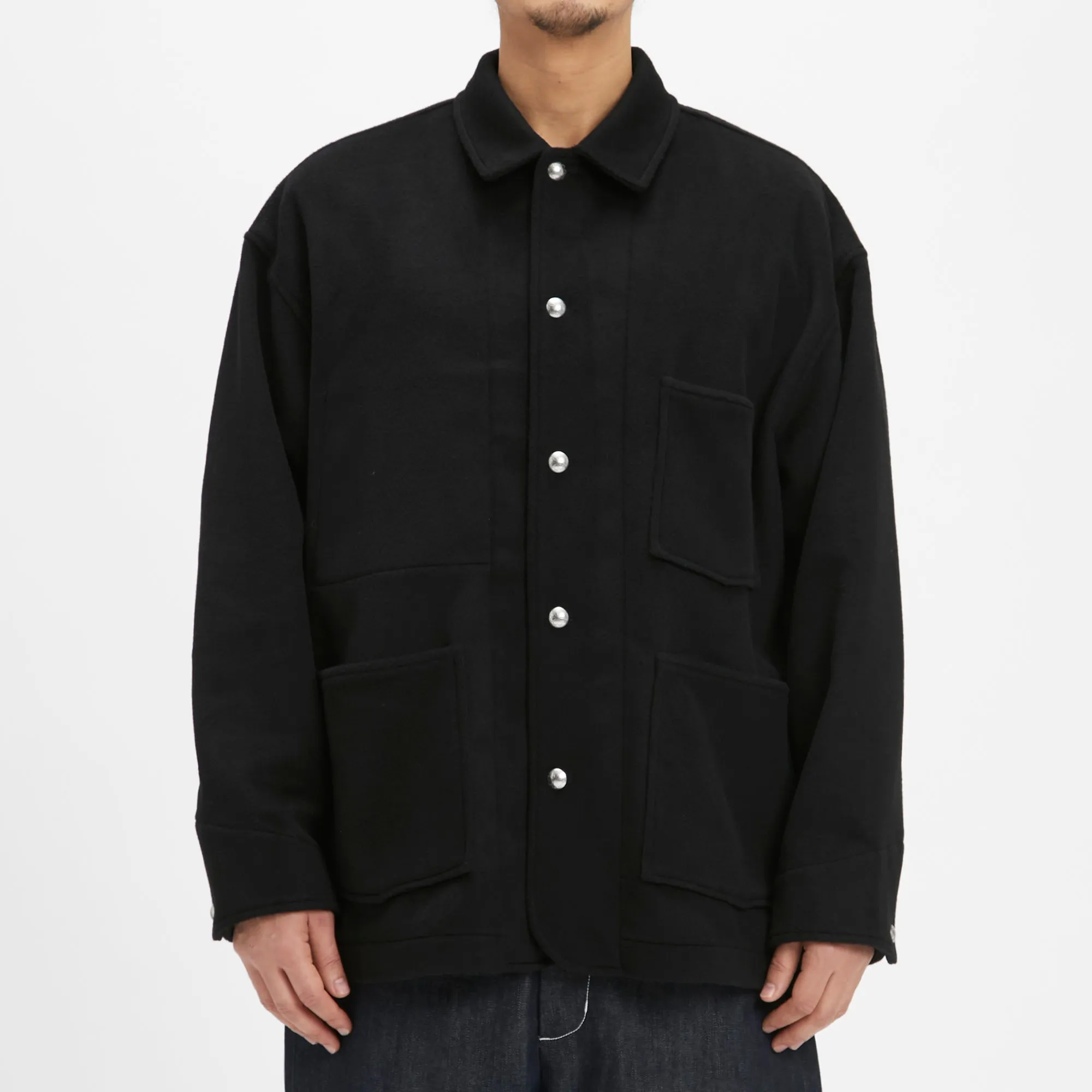 Barn Coat – Black Wool
