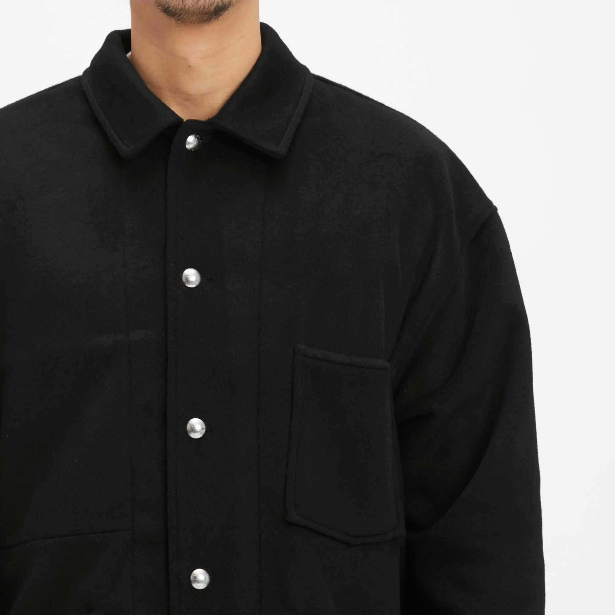 Barn Coat – Black Wool