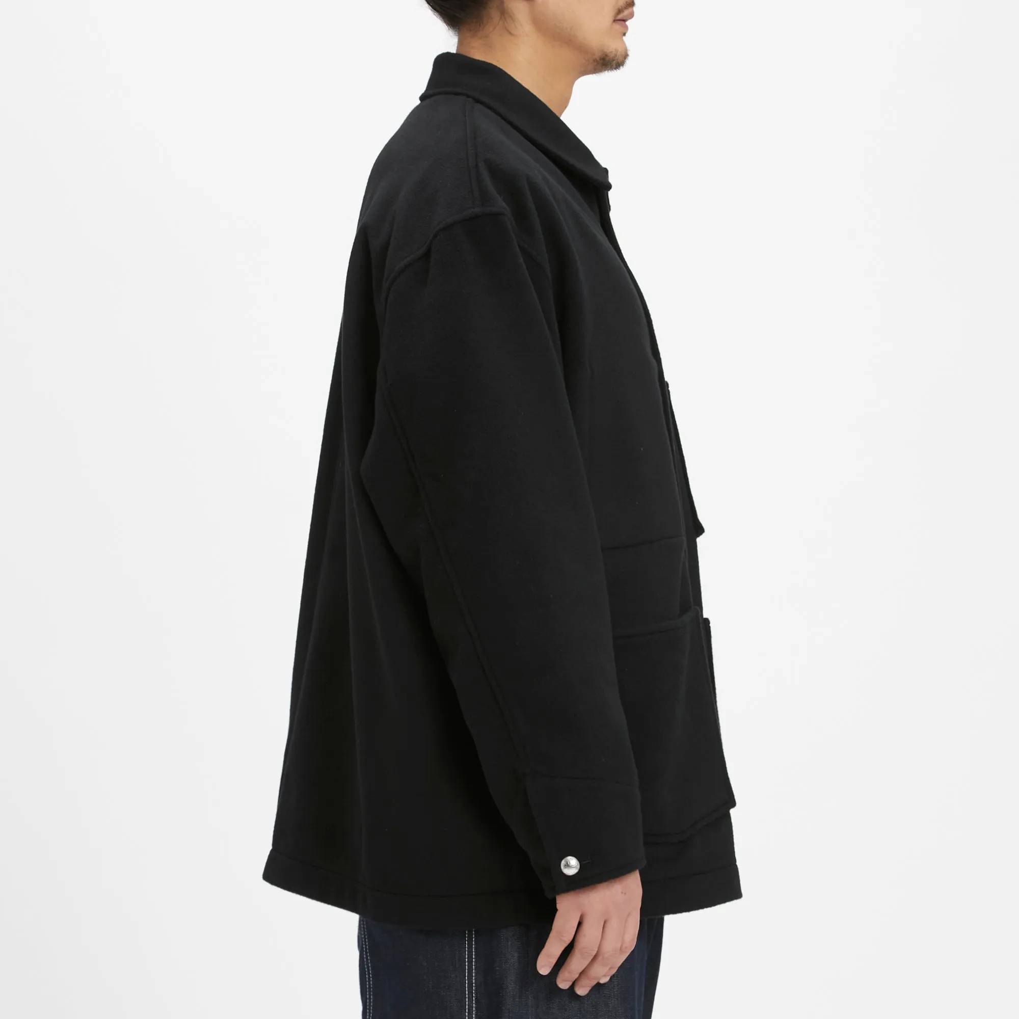 Barn Coat – Black Wool