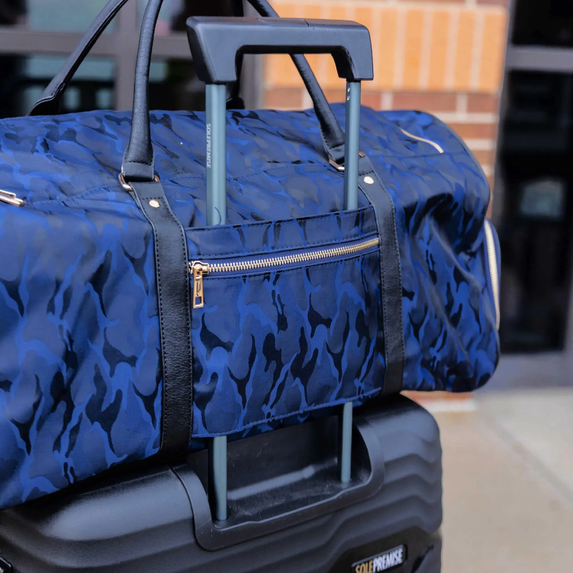 Blue Camo Duffle (HOLIDAY SALE)