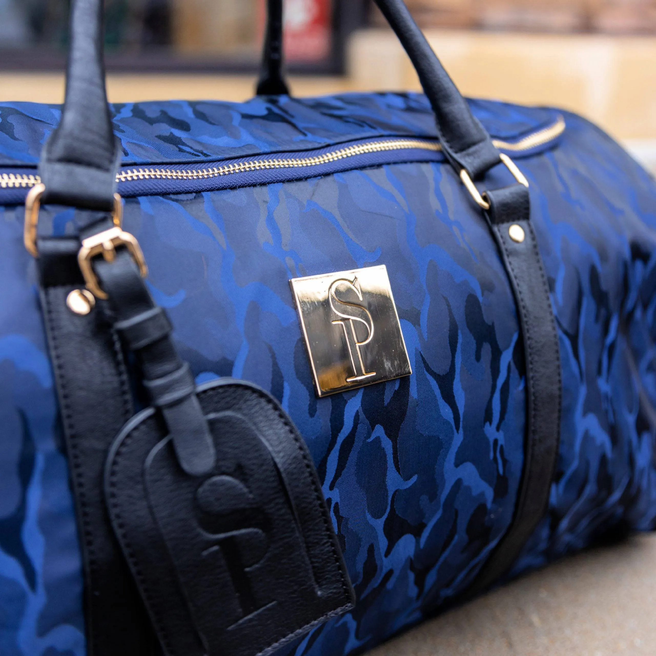 Blue Camo Duffle (HOLIDAY SALE)