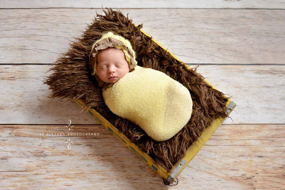 Brown Curly Alpaca Faux Flokati Fur