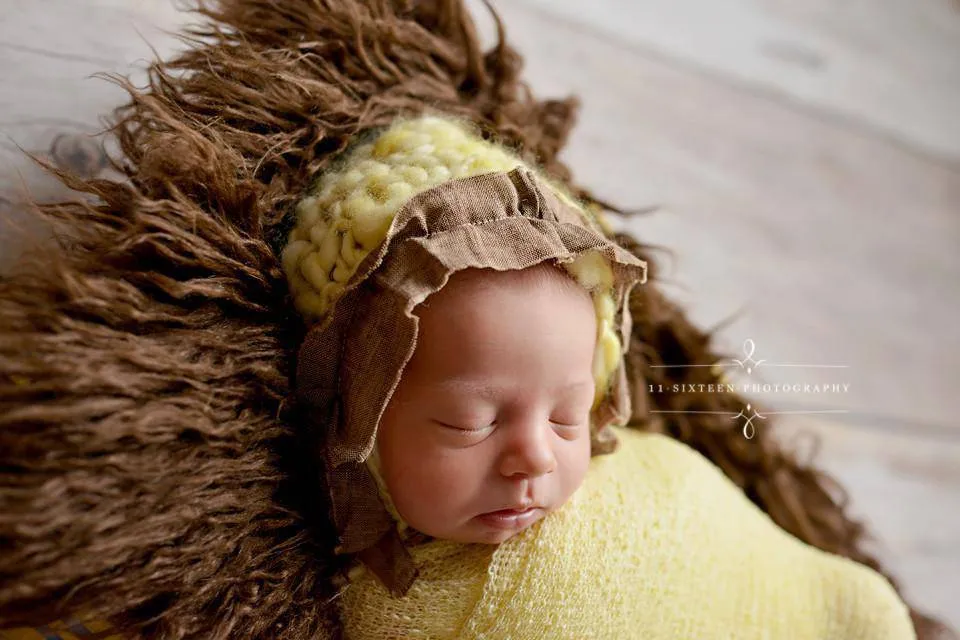 Brown Curly Alpaca Faux Flokati Fur