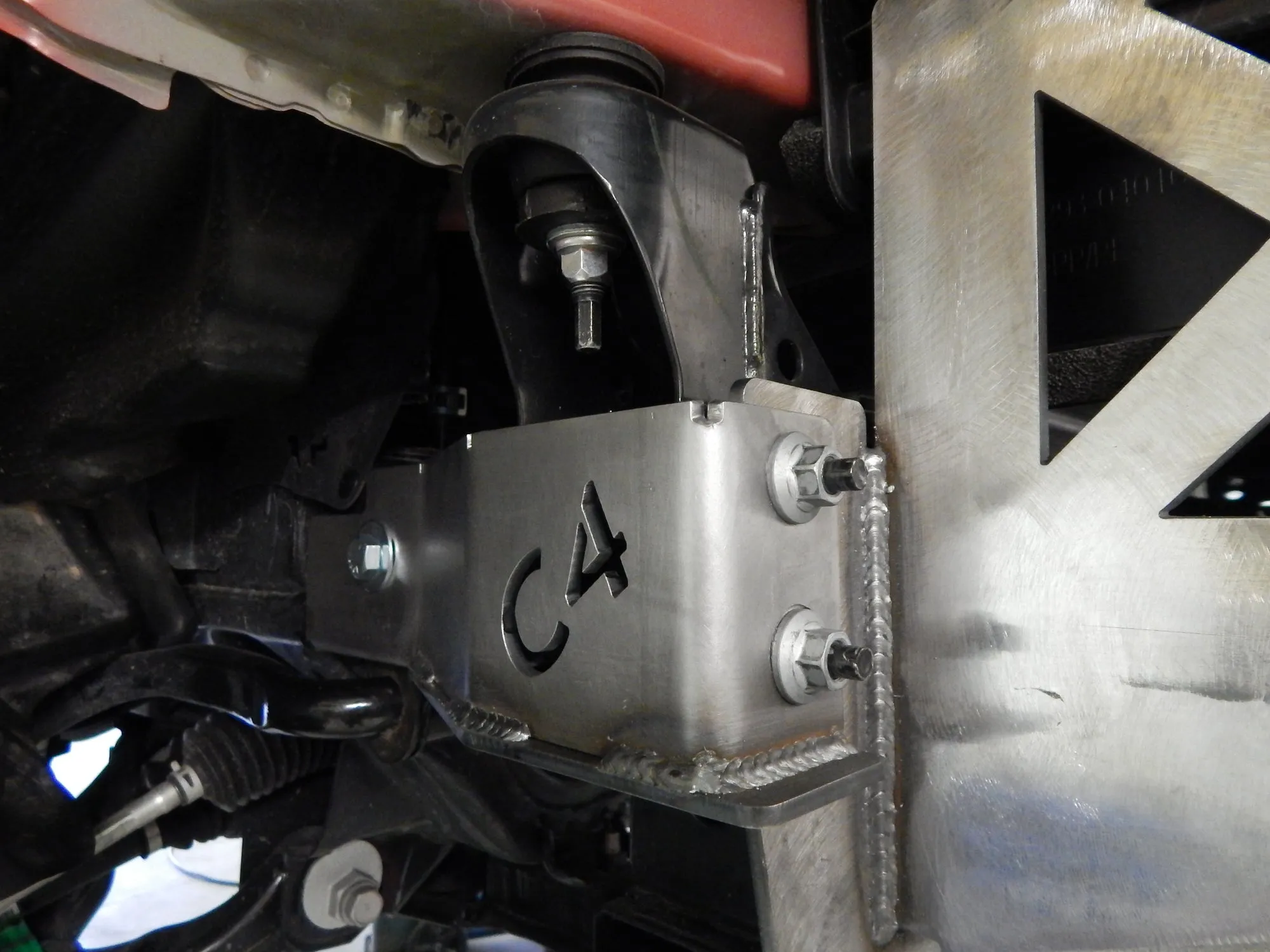 C4 Fabrication Front Bumper Frame Support Bracket For Tacoma (2016-2023)