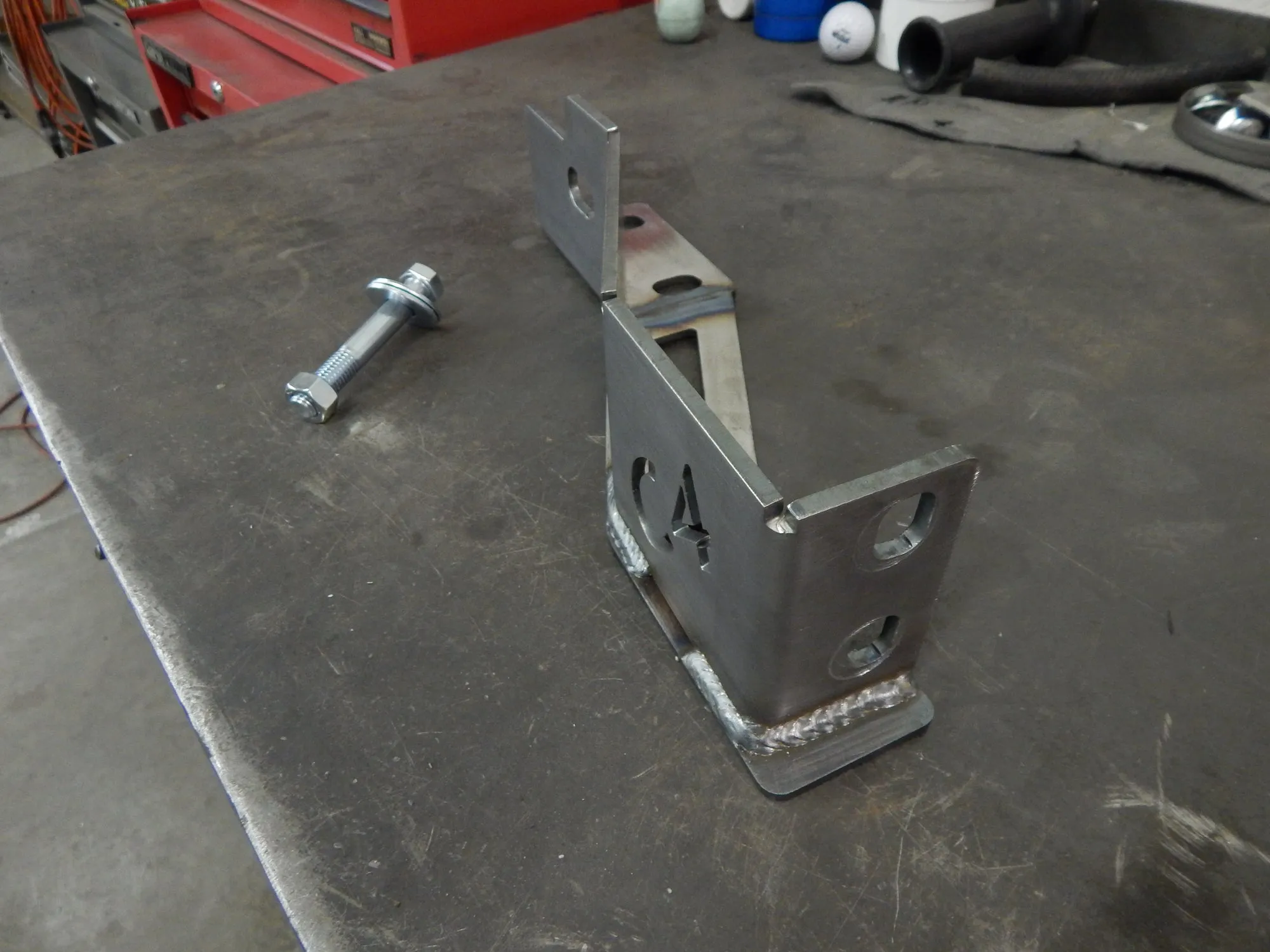 C4 Fabrication Front Bumper Frame Support Bracket For Tacoma (2016-2023)