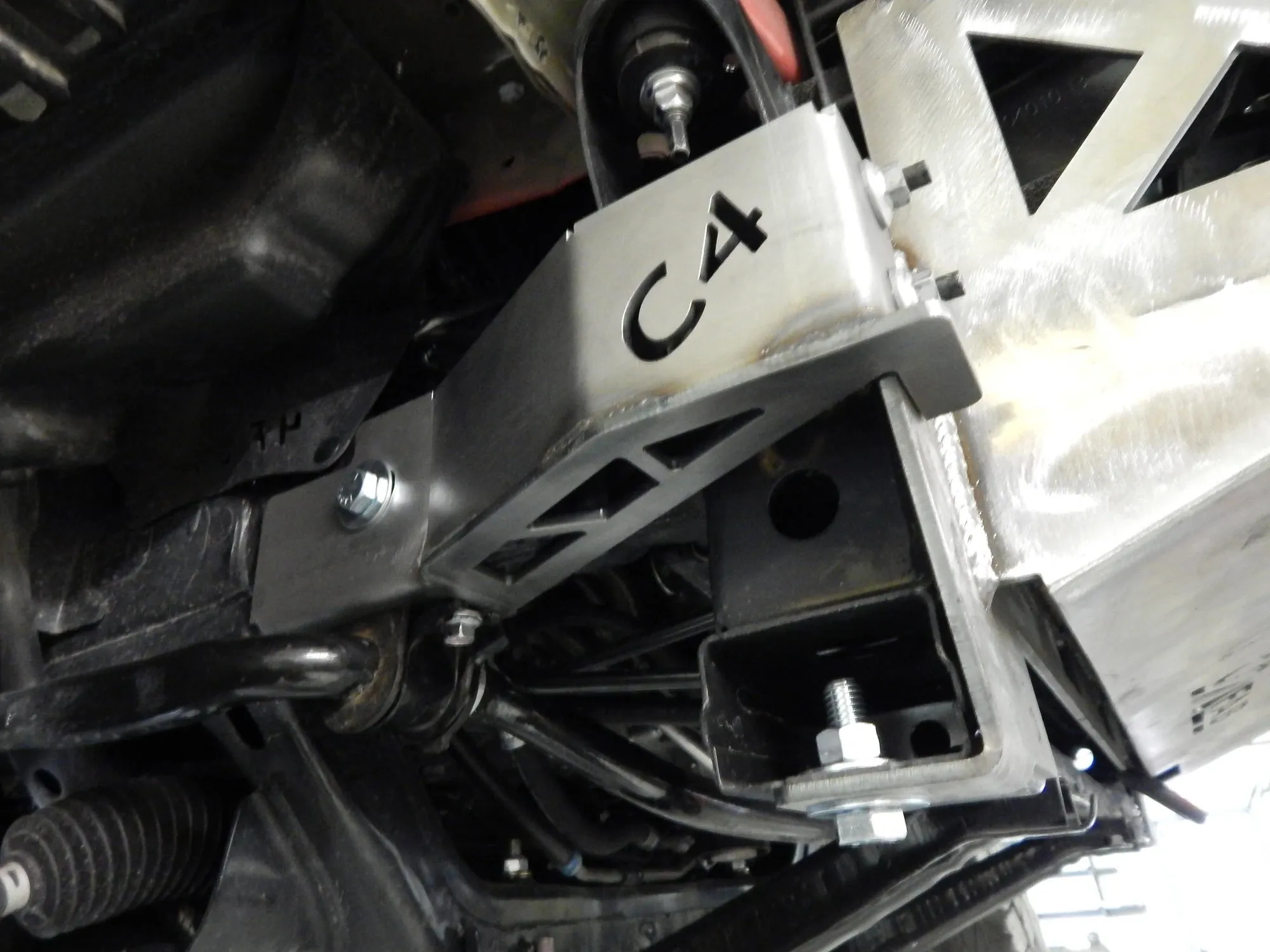C4 Front Bumper Frame Support Brackets For Tacoma (2016-2023)