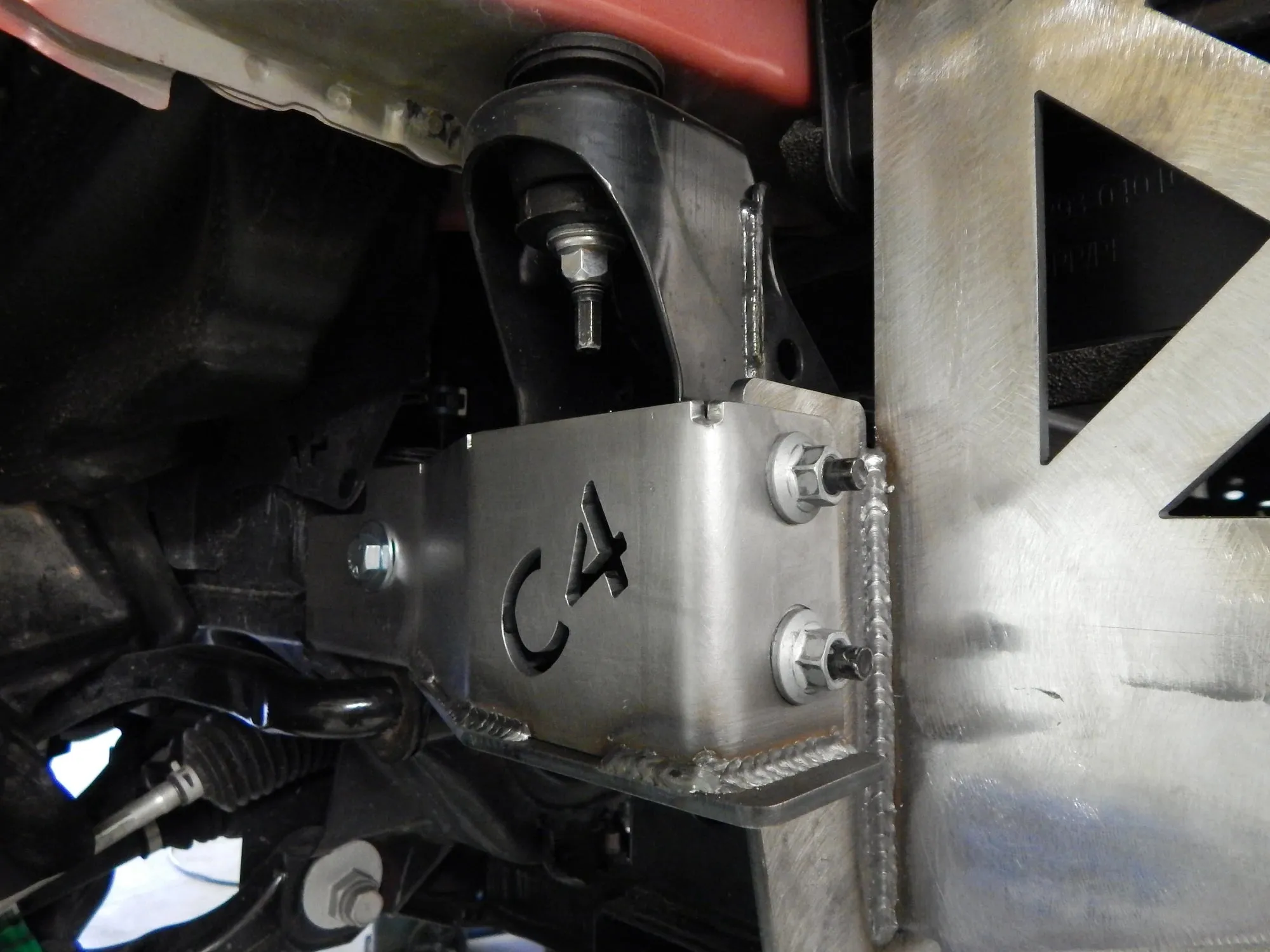 C4 Front Bumper Frame Support Brackets For Tacoma (2016-2023)