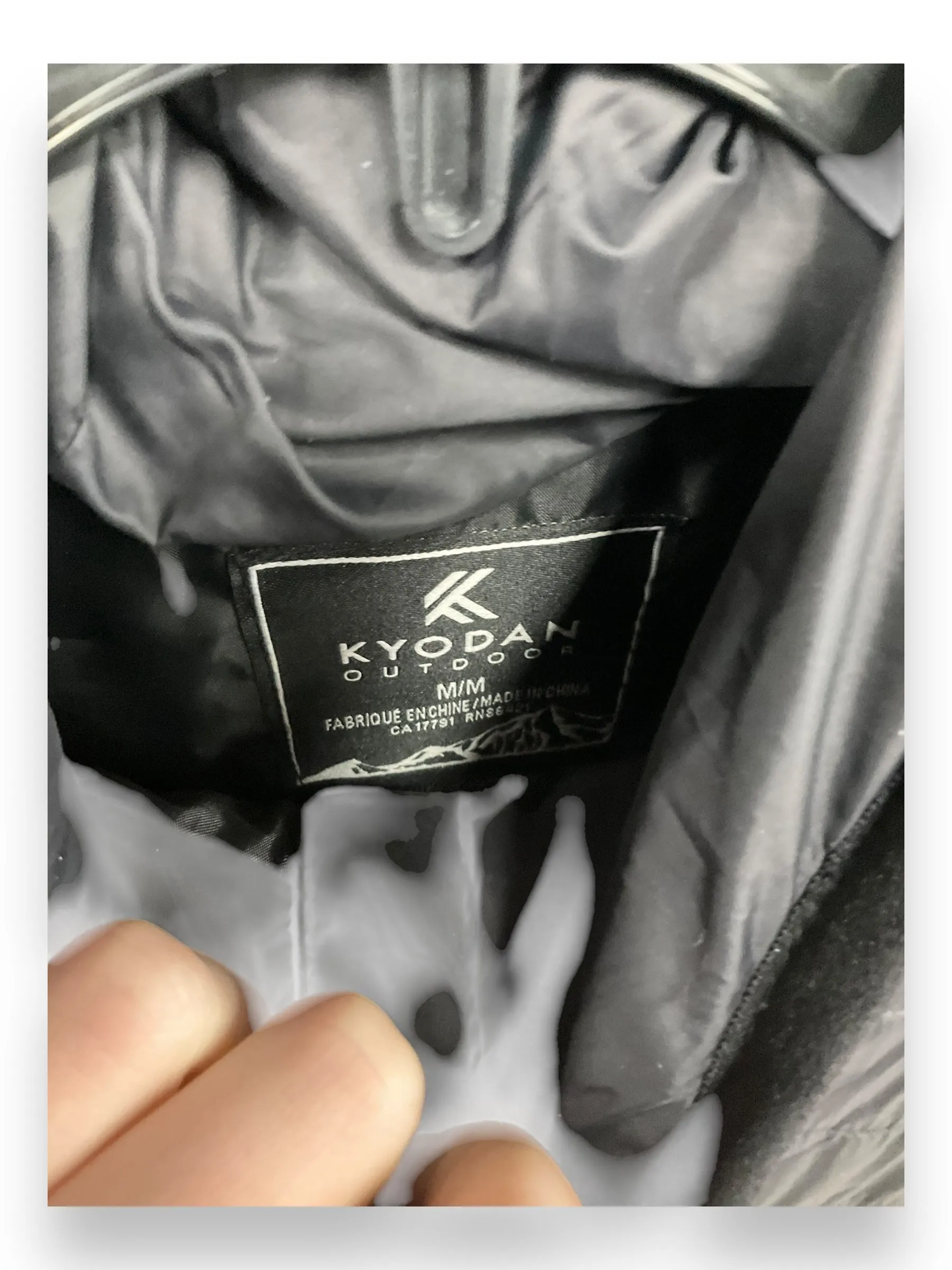 Coat Puffer & Quilted By Kyodan In Black, Size: M