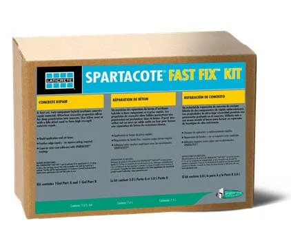 Concrete Crack Repair - SPARTACOTE™ FAST FIX™ 2 Gal. Kit