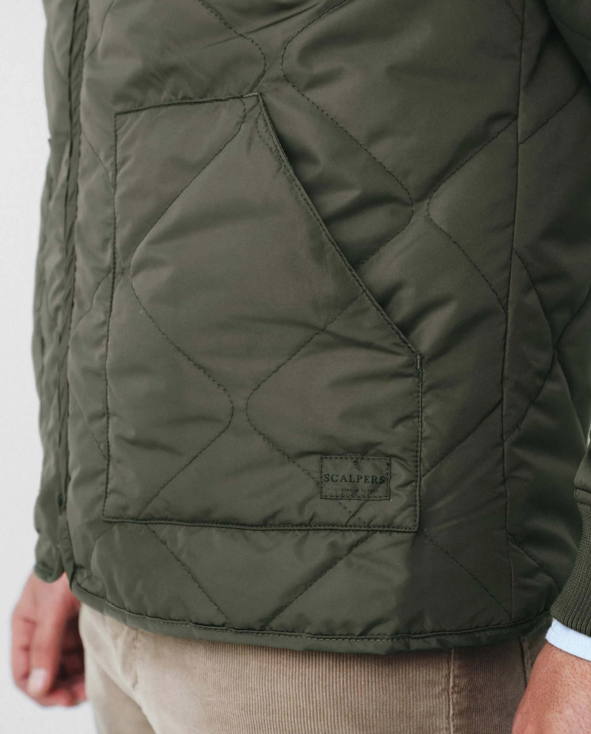 Copy of ELASTIC QUILTED JACKET