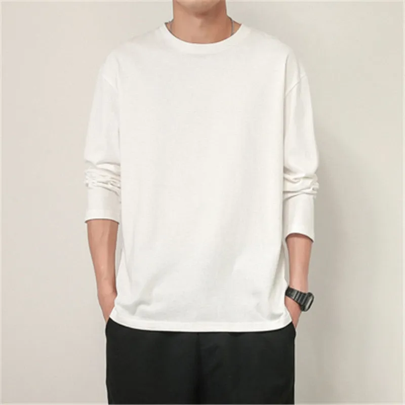 Cotton Men's Long Sleeve T-Shirt