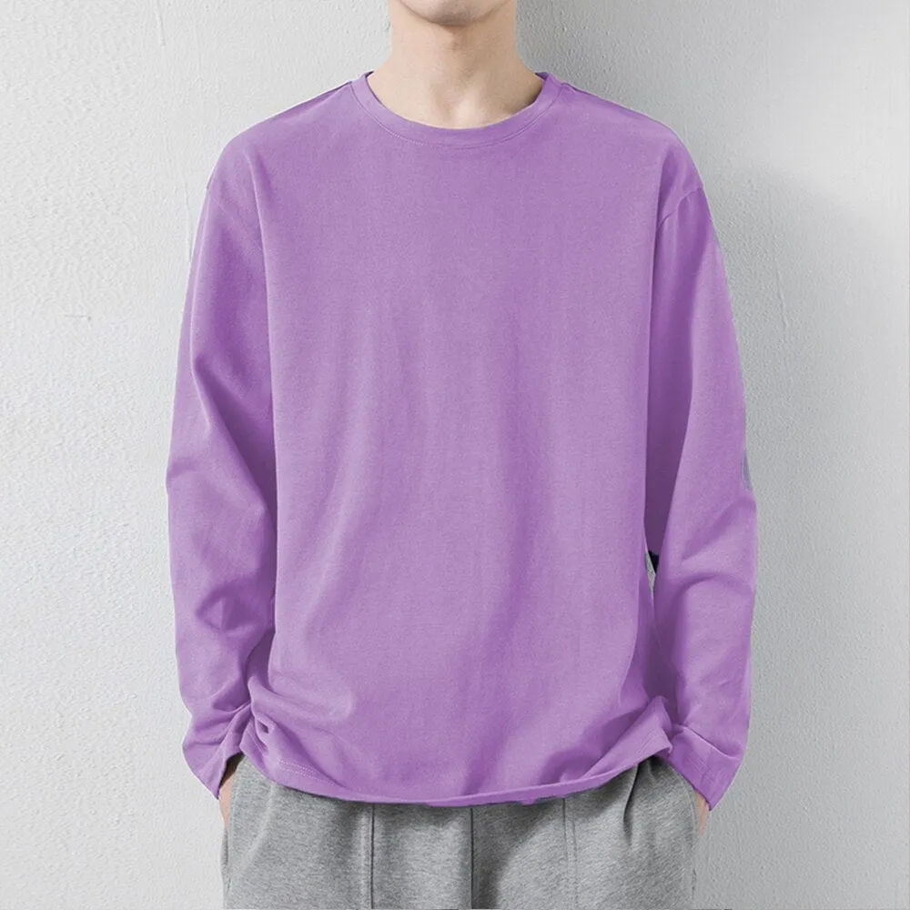 Cotton Men's Long Sleeve T-Shirt