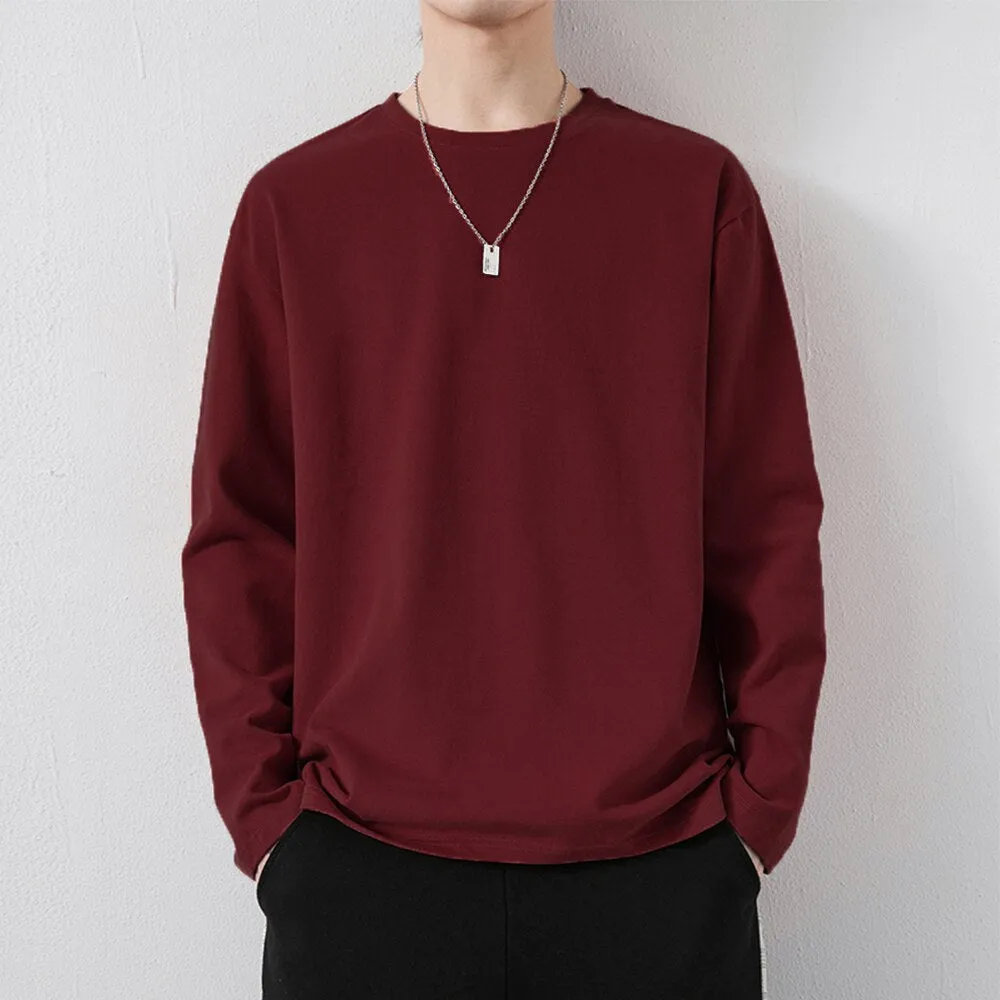 Cotton Men's Long Sleeve T-Shirt