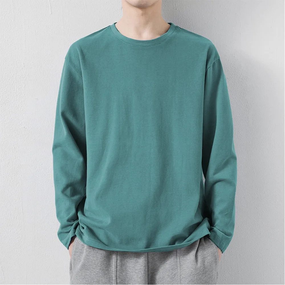 Cotton Men's Long Sleeve T-Shirt