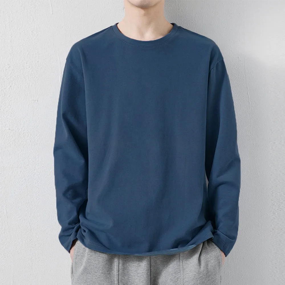 Cotton Men's Long Sleeve T-Shirt