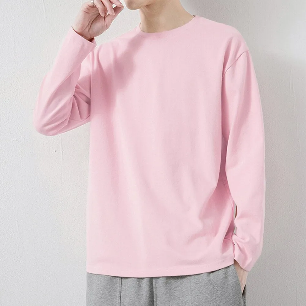 Cotton Men's Long Sleeve T-Shirt