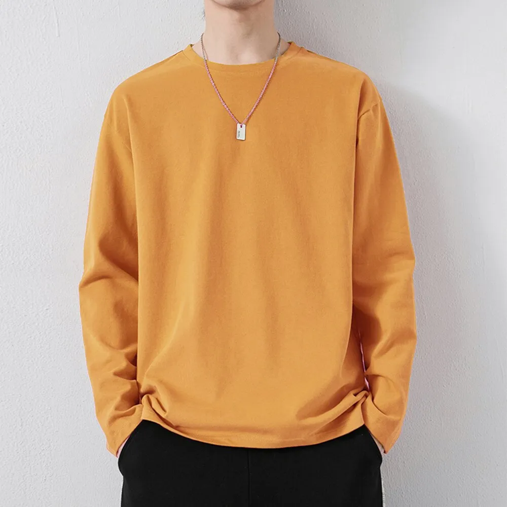 Cotton Men's Long Sleeve T-Shirt