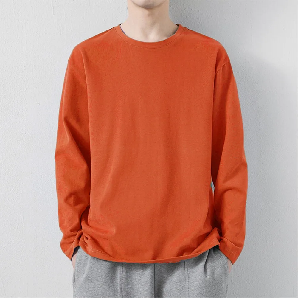 Cotton Men's Long Sleeve T-Shirt