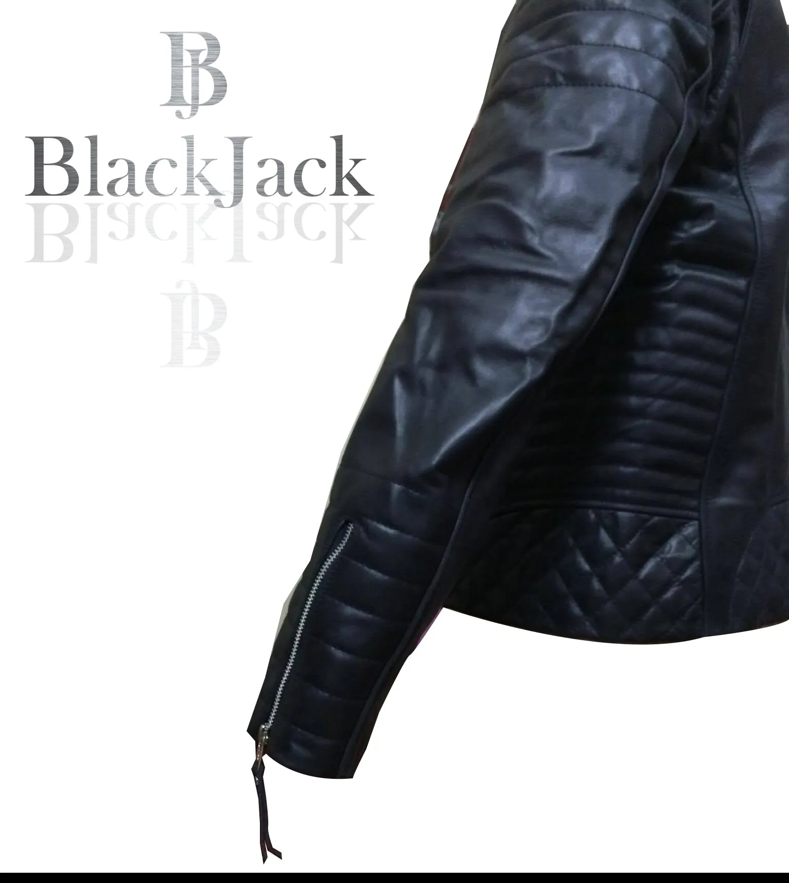 Cowhide Quilted Biker Leather Jacket