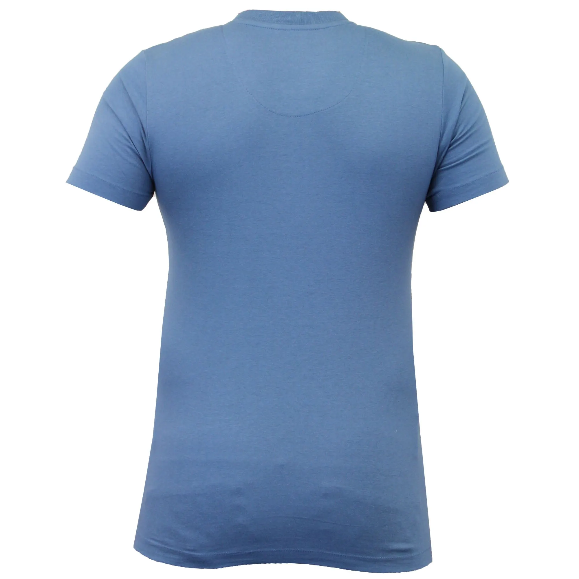Dissident T-shirt with front pocket in blue