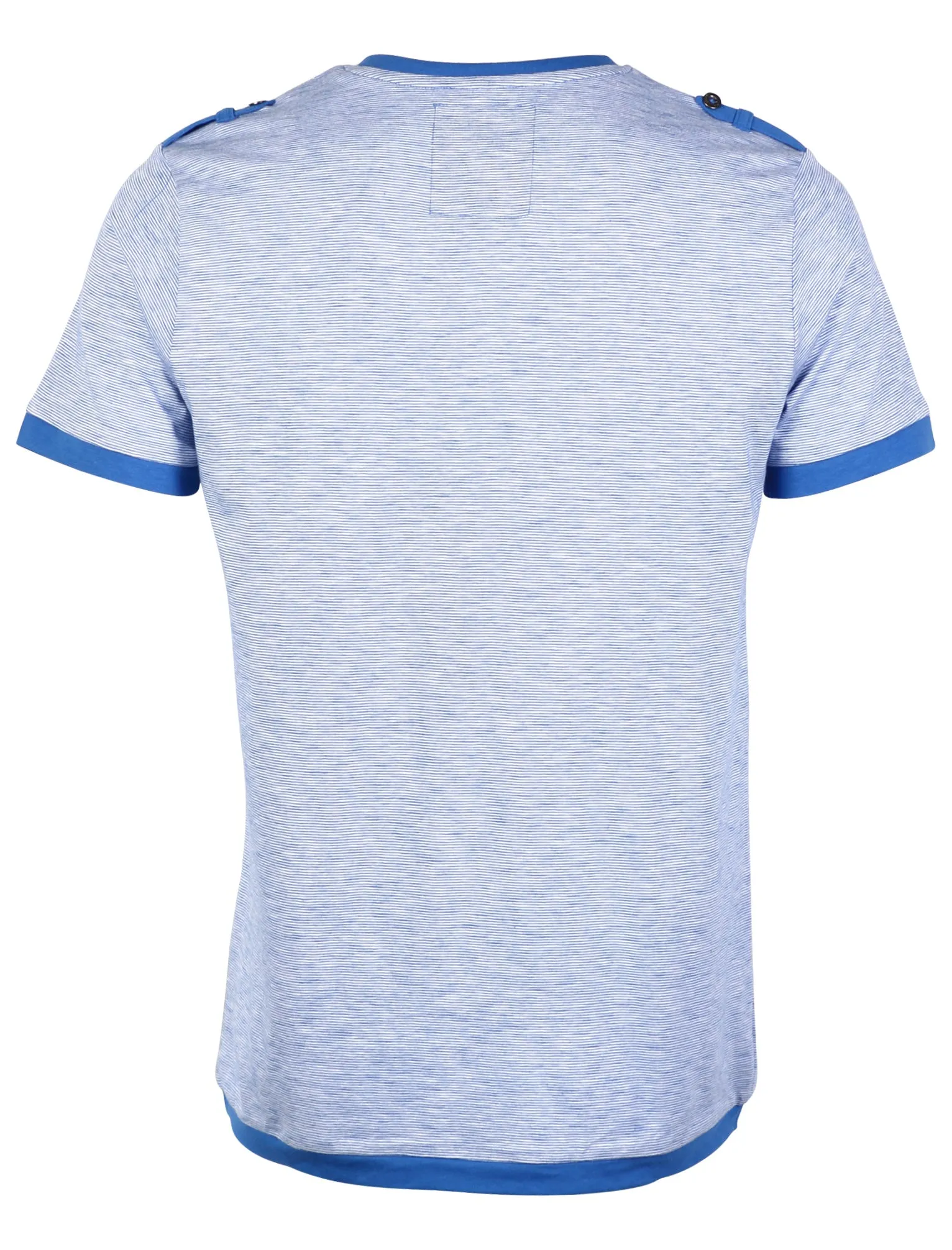 Dissident Zoo4 Cotton V Neck t-shirt in Olympian Blue