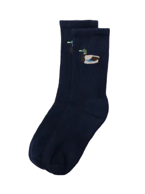 Duck Sock- Navy