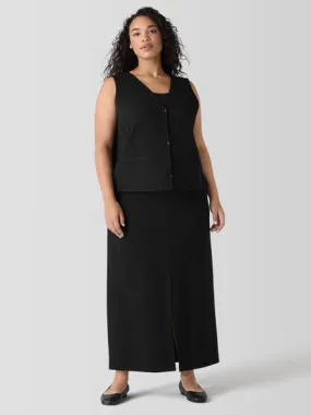 Eileen Fisher Washable Ponte Stretch Straight Skirt
