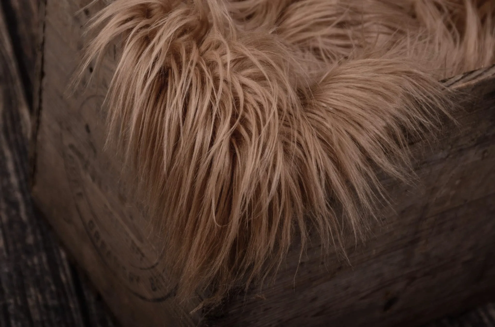 Faux Fur - Camel