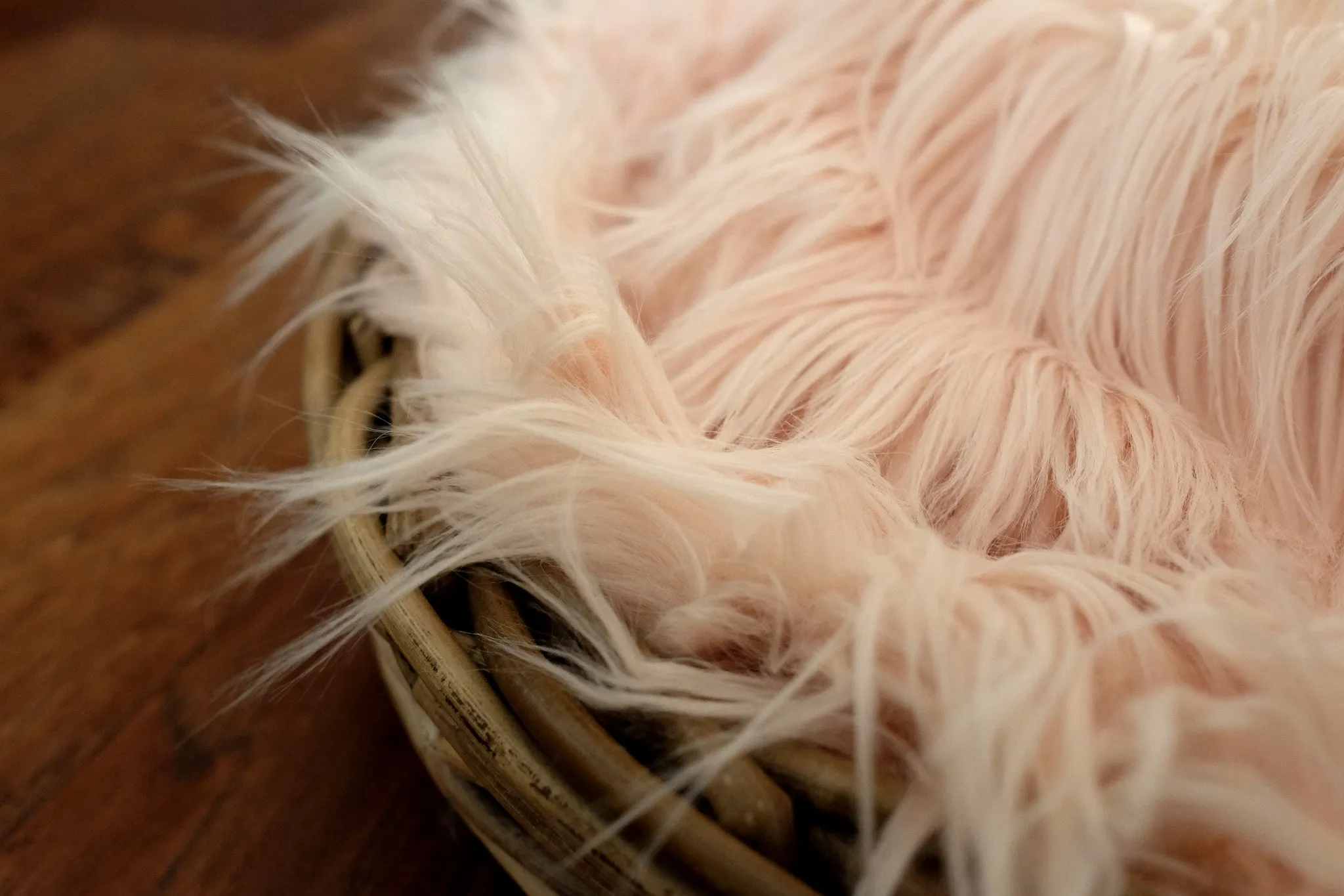 Faux Fur - Peachpuff
