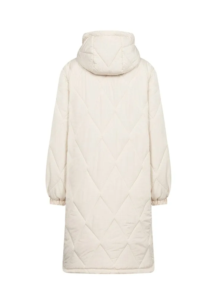 Fenya Jacket with Zipper in Cream