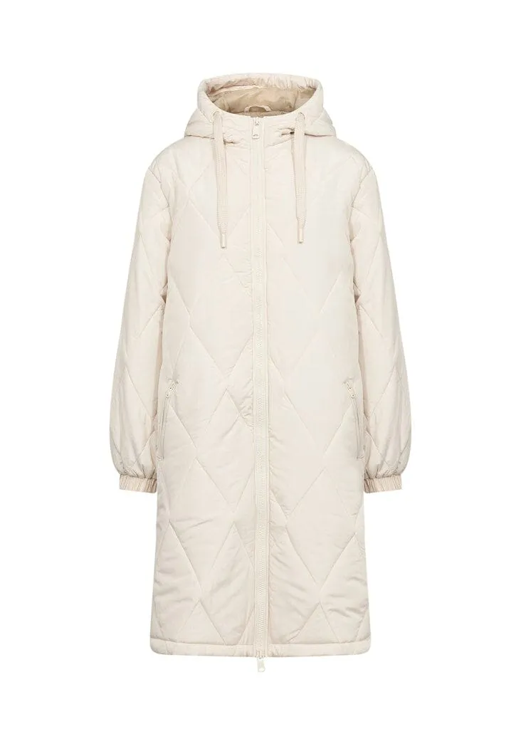 Fenya Jacket with Zipper in Cream