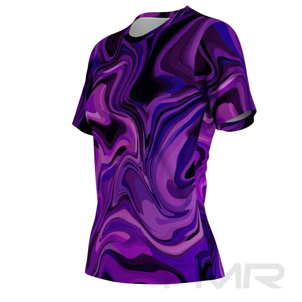 FMR Women's Purple Short Sleeve T-Shirt