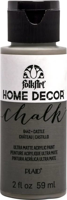 FolkArt Home Decor Chalk Paint 2oz Castle