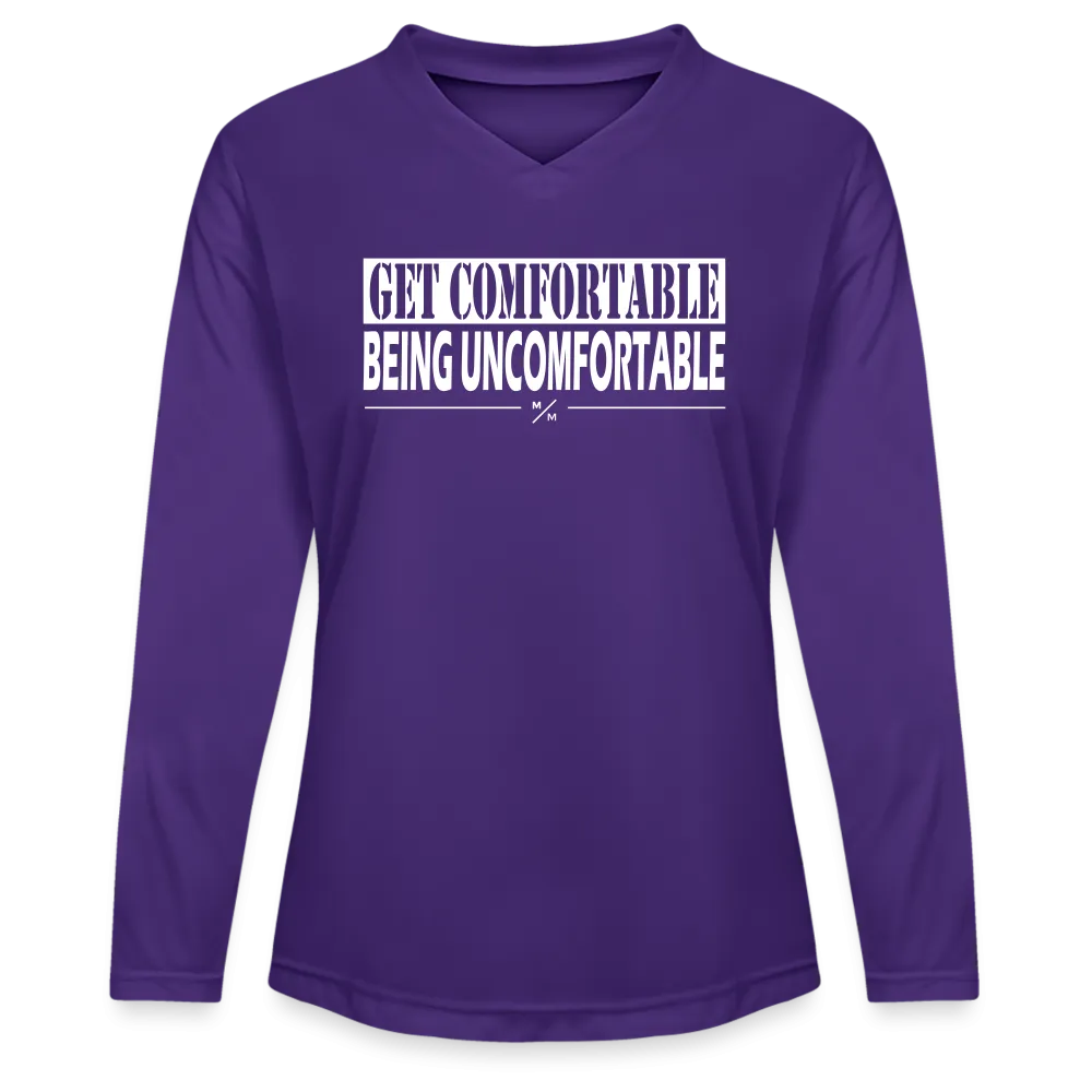 Get Uncomfortable - Ladies' Zone Performance Long-Sleeve T-Shirt