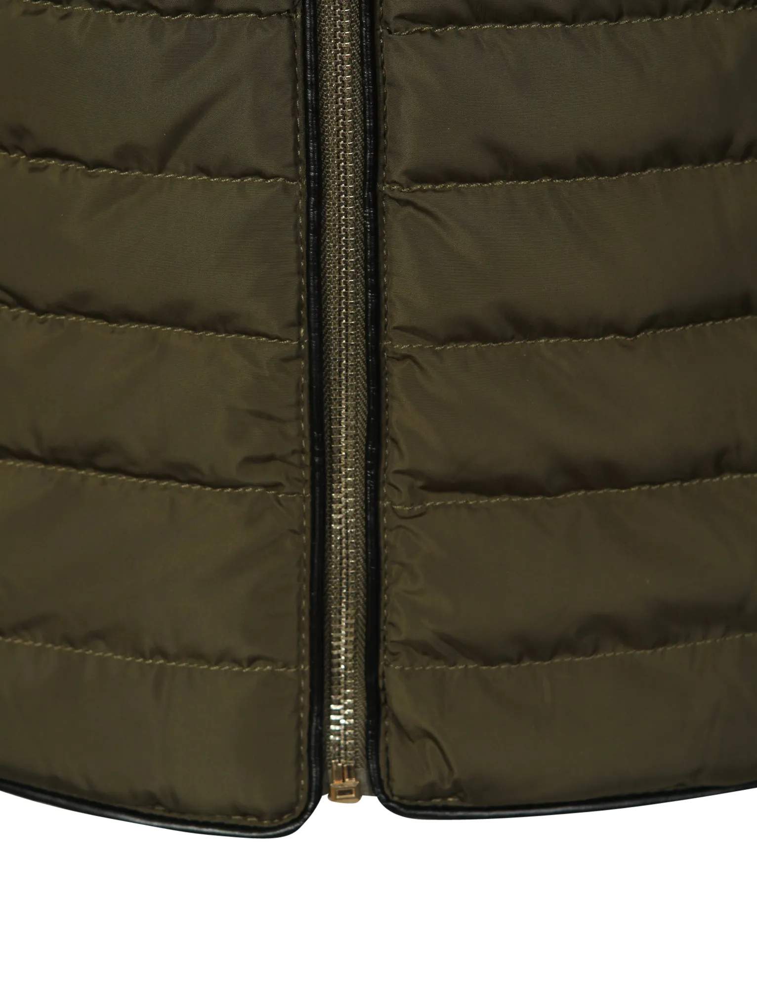 Ginger Quilted Hooded Jacket in Khaki - Tokyo Laundry