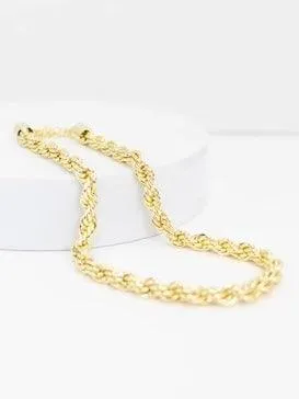 Gold Rope Necklace