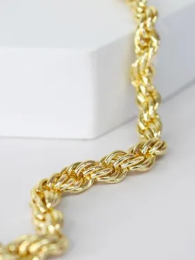 Gold Rope Necklace