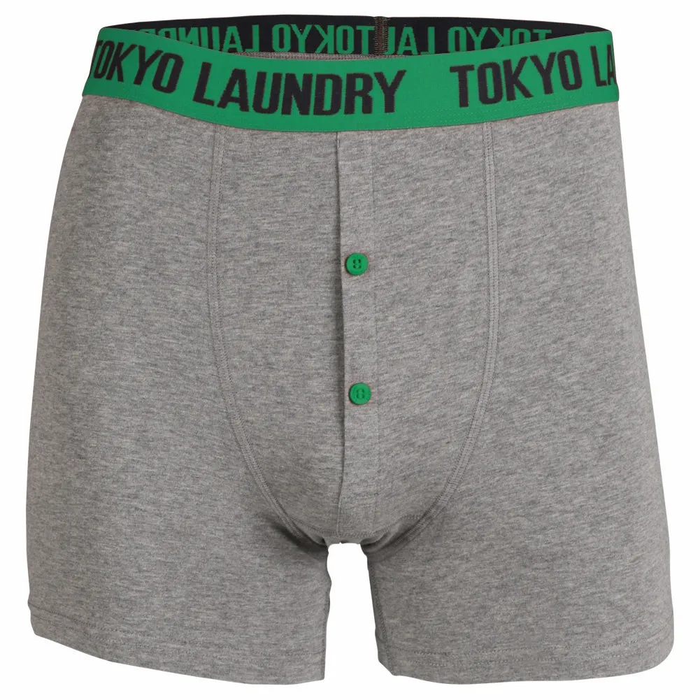 Headlam (2 Pack) Boxer Shorts Set in Buttercup / Simply Green - Tokyo Laundry