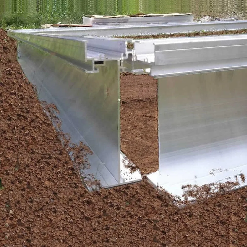 Hoklartherm | RIGA Greenhouse 6 inch High Foundation Frame