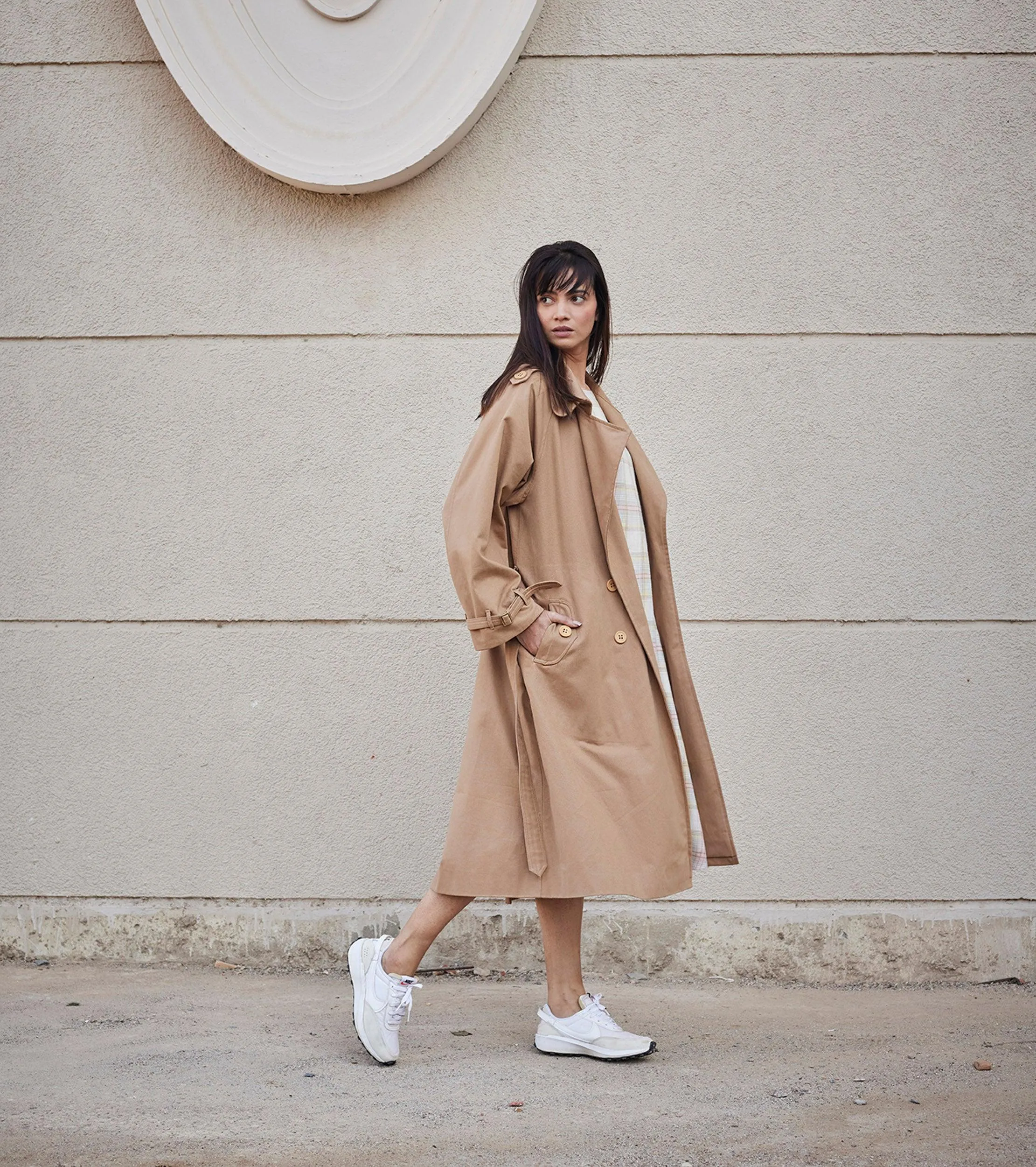 Latte Trench Coat