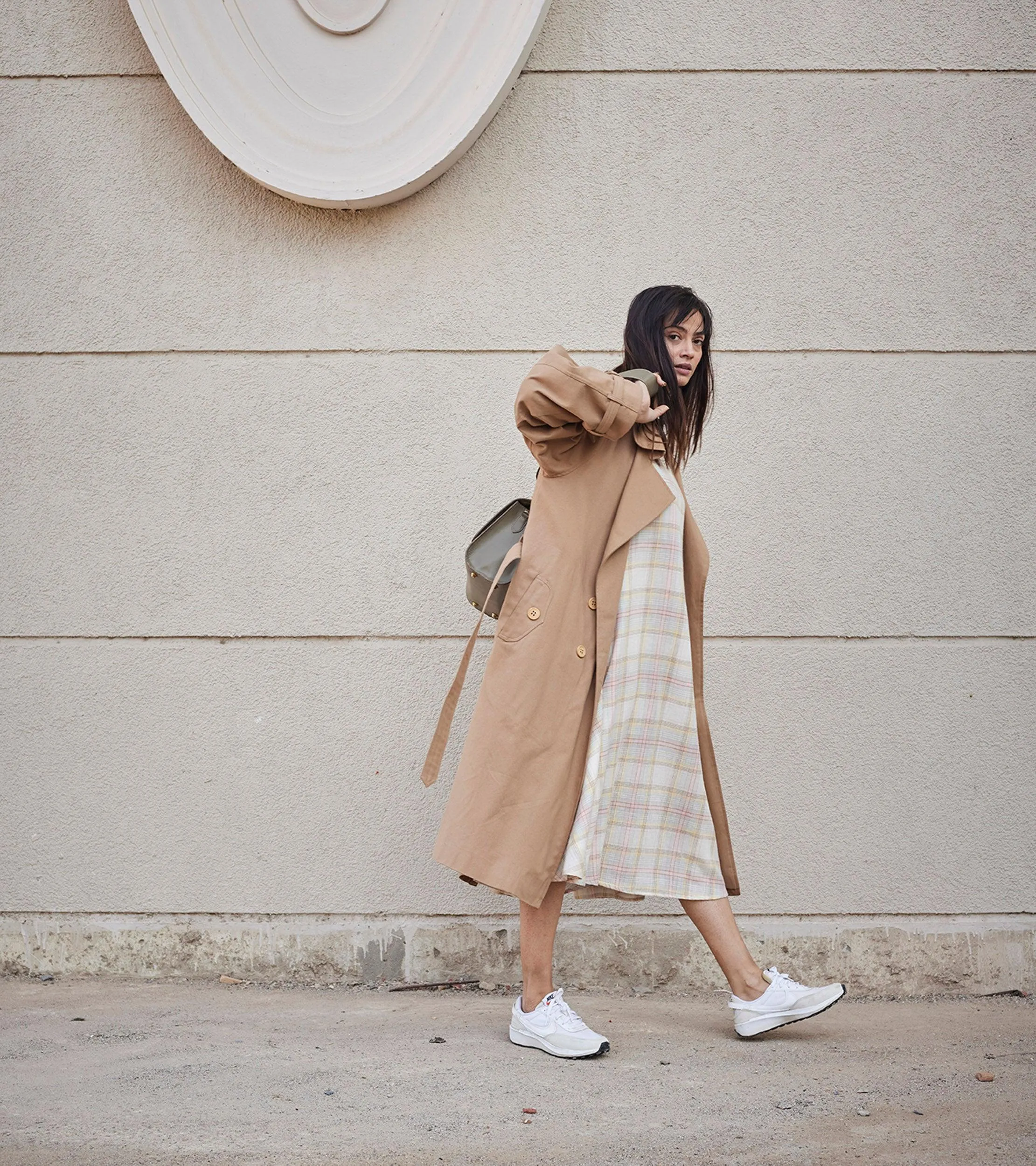 Latte Trench Coat