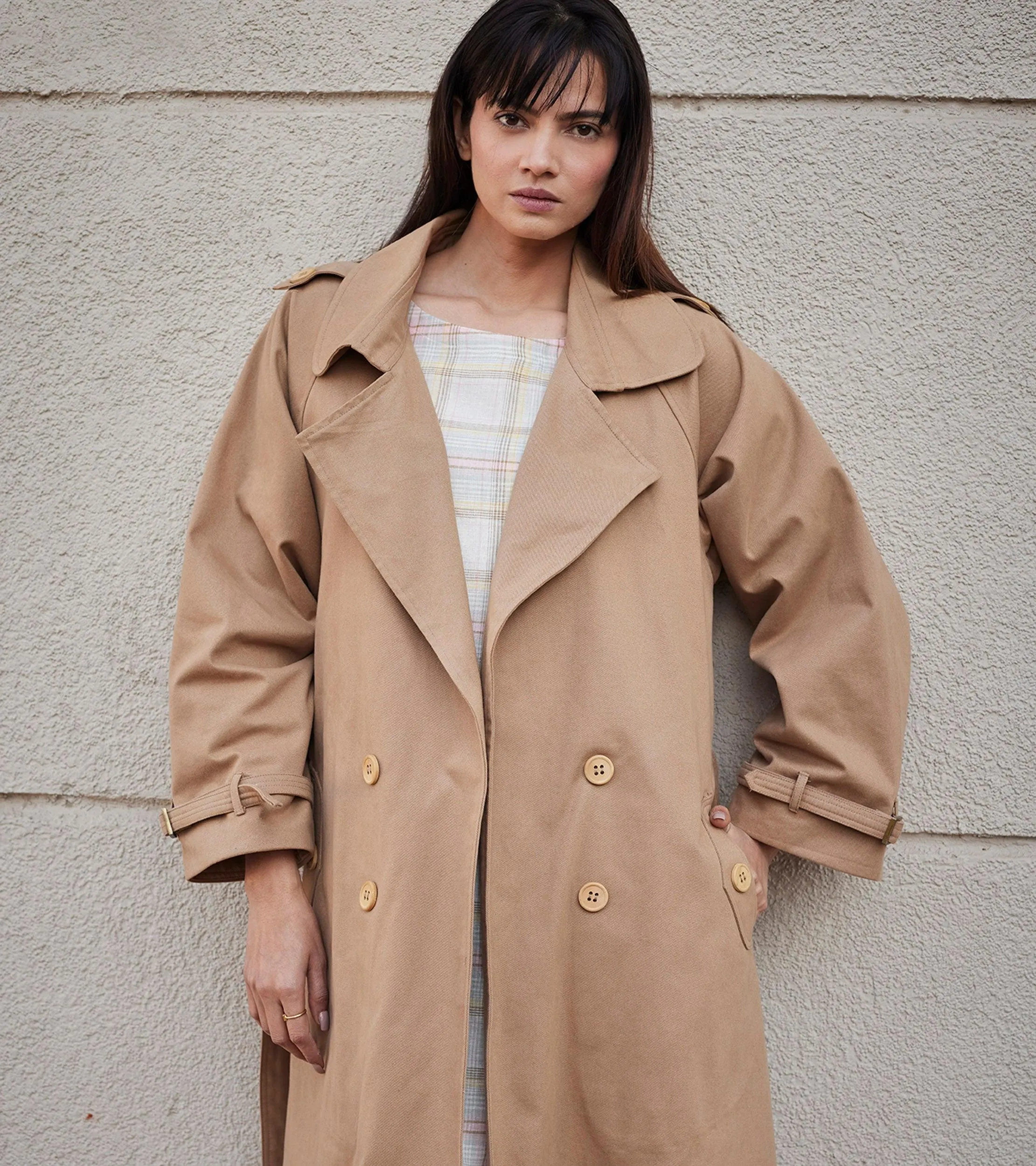 Latte Trench Coat